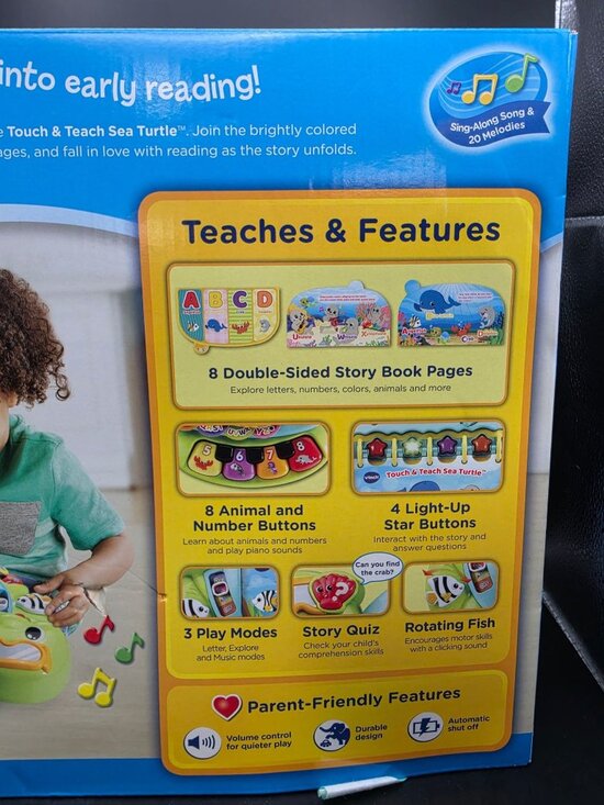 VTech Touch & Teach Sea Turtle Interactive Learning Toy - Picture 8 of 10